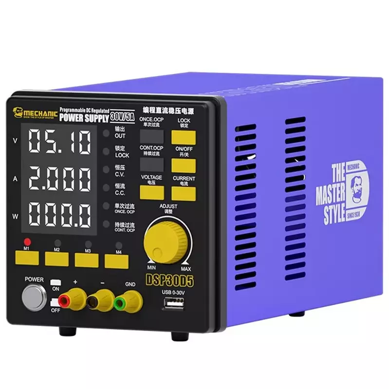 Laboratory Power Supply Mechanic DSP30D5, (single-channel, pulse, up to 30 V, up to 5 A, 150 W)