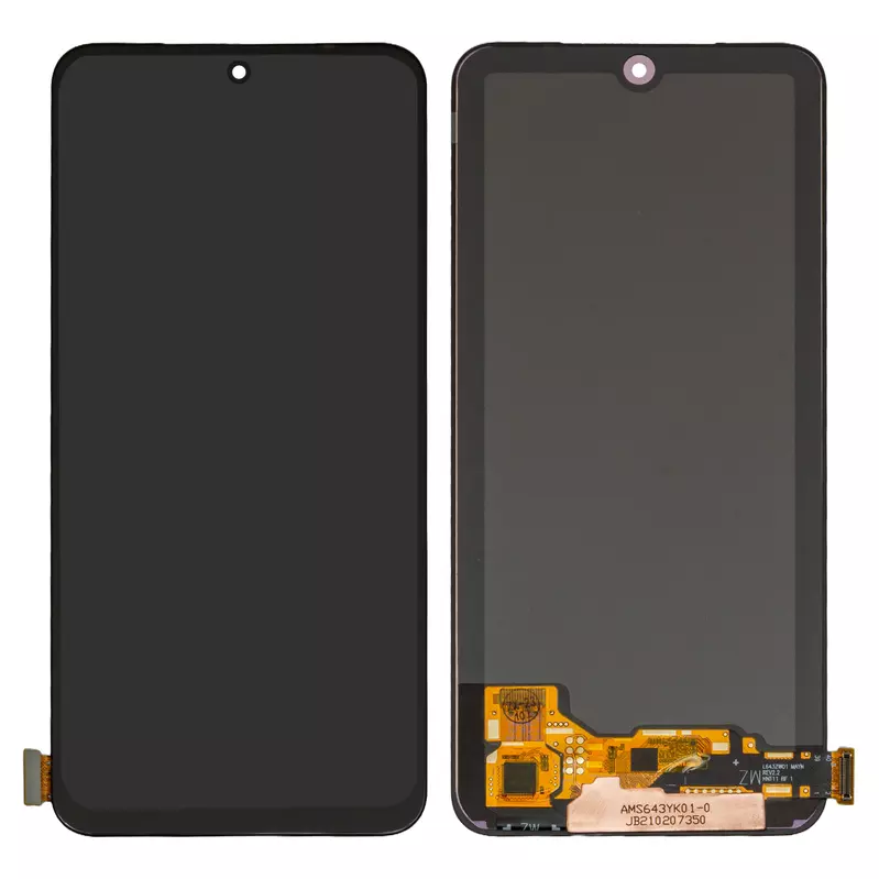 LCD compatible with Xiaomi Redmi Note 11, (black, without frame, High Copy)
