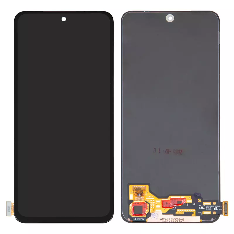 LCD compatible with Xiaomi Poco M4 Pro 4G, Redmi Note 11, Redmi Note 11S, (black, without frame, original (change glass) )