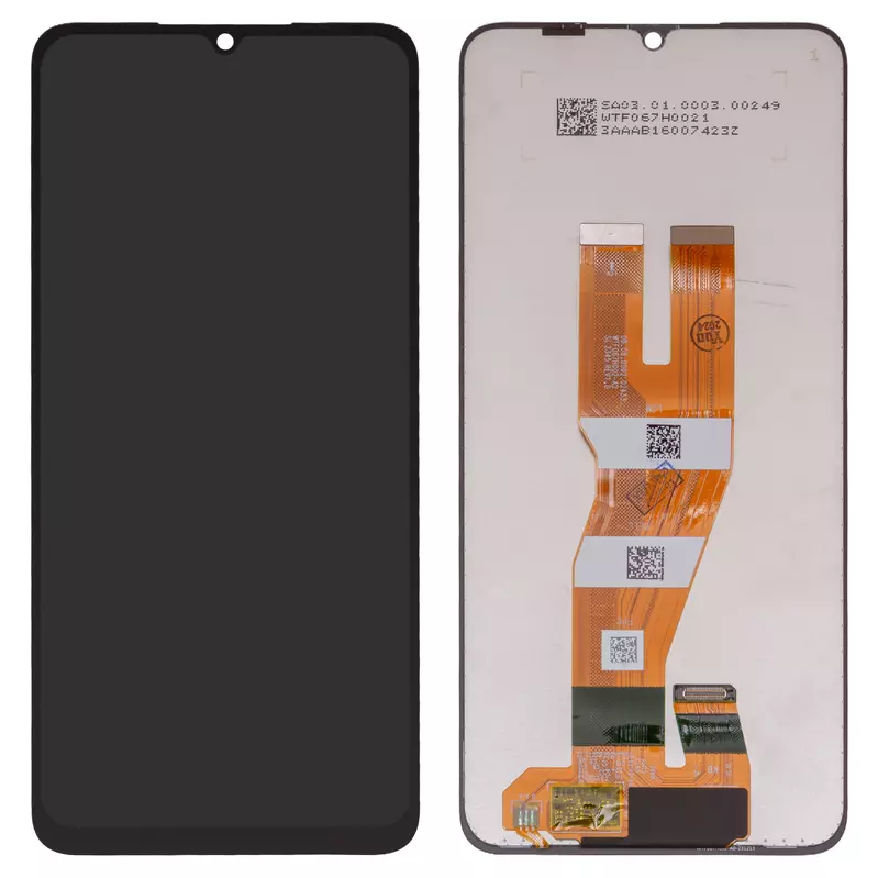 LCD compatible with Samsung A055 Galaxy A05, (black, without frame, Original (PRC), original glass)