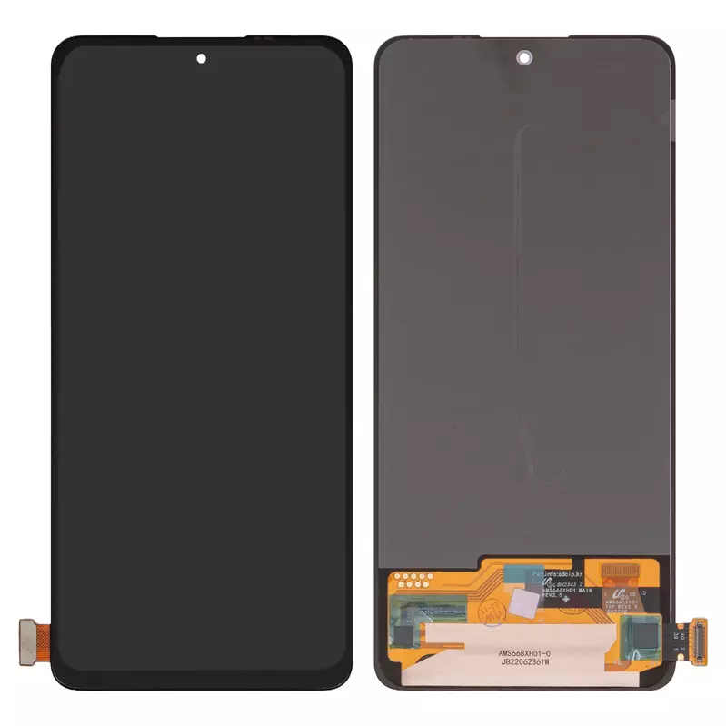 LCD compatible with Xiaomi Redmi Note 13 4G, (black, without frame, High Copy, (OLED))