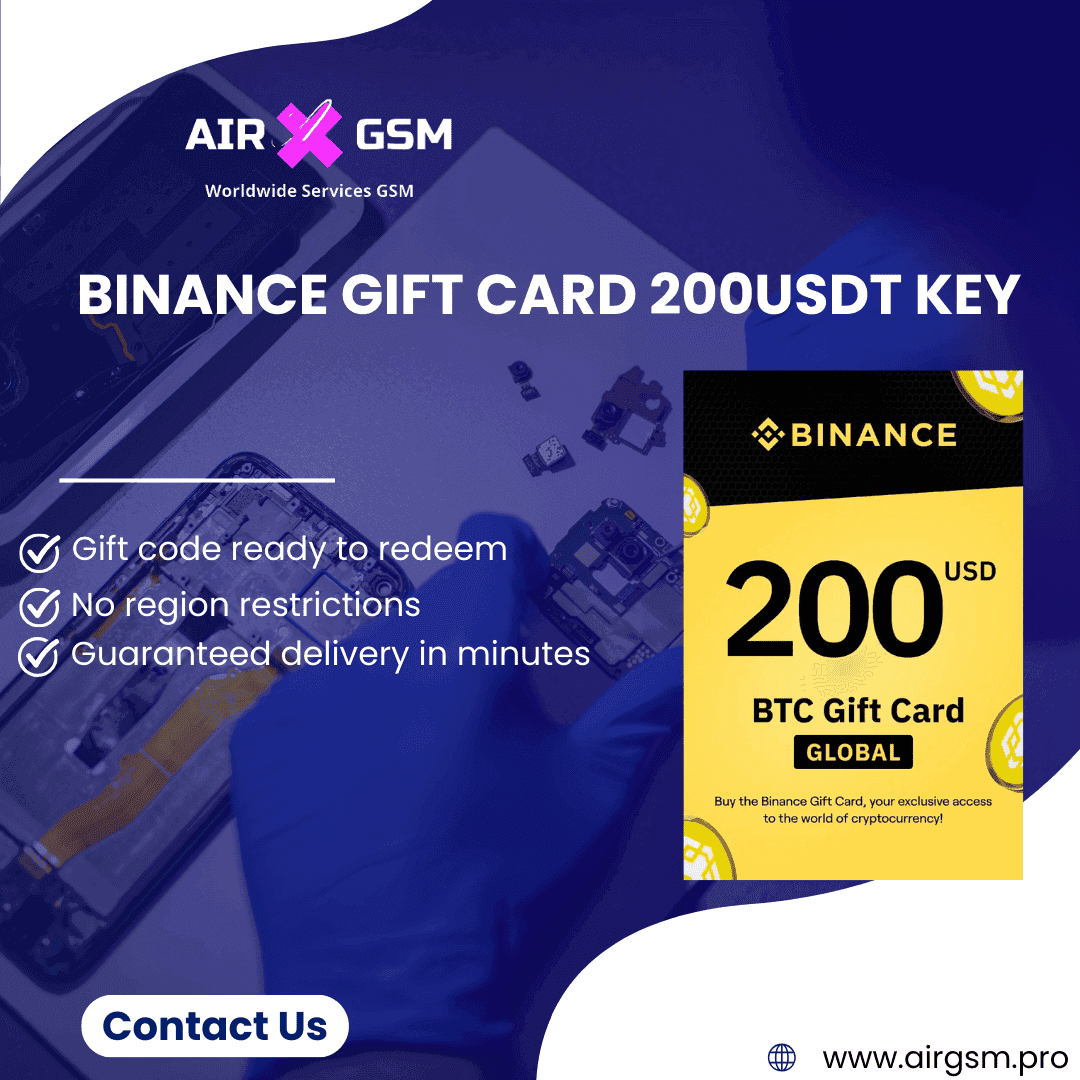 Binance Gift Card 200 USDT Key - AirGSM